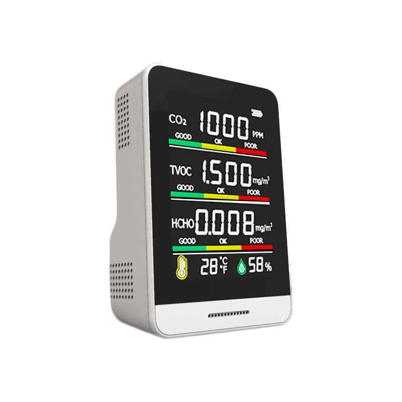 Portable Air Quality Detector Temperature Hygrometer.